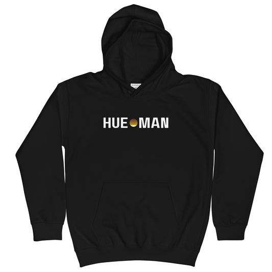 Kids HUEMAN Hoodie- Black